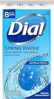 Antibacterial Bar Soap, Refresh & Renew, Spring Water, 4 oz, 8 Bars