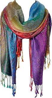 Goood Times Fashion Women's Silk Scarf Luxury Satin Shawl Wraps