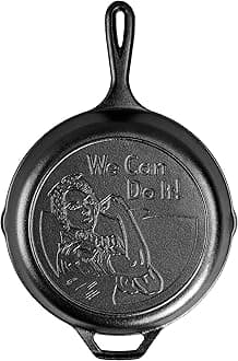 Lodge Cast Iron 10.25" Skillet with Rosie the Riveter Design