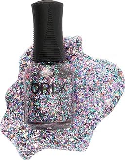 Orly Neon Nail Polish Colors for Summer | Bright Colors and Confetti Toppers for Summer Neon Nails | 0.6fl oz (Moonstone Aura, 0.6 fl oz)