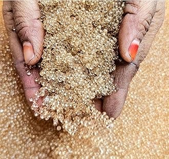 Crystal Soil Water Balls Rubber Jelly Beads Growing Jelly for Plants - 50 Grams | Big Size (Transparent Color)