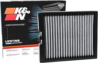 K&N LIFETIME Cabin Air Filter: Premium, Washable, Clean Air for your Cabin: Compatible with 2010-2020 FORD/Lincoln: Explorer, Flex, Police Interceptor, Taurus, MSK, MKT, VF1011