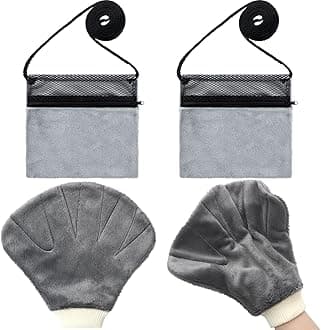 4 Pcs Sugar Glider Bonding Pouch with Mitt Calming Hedgehog Gloves Sugar Glider Cage Accessories Handling Bite Proof Hamster Carry Bag for Small Animal Outgoing Sleeping