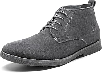 Men's Chukka Suede Leather Ankle Boots, Lace Up Desert Oxford Business, Fashion, Casual and Comfort Shoes
