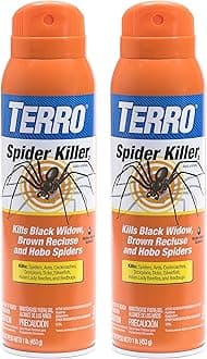 T2302 Spider, Ant, Roach, and Other Insects Killer Aerosol Spray – 2 Pack