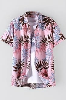 OM SAI LATEST CREATION Men's Casual Cotton Shirt – Button Down Summer Shirt for Men | Lightweight Textured Fabric | Perfect for Daily & Weekend Wear