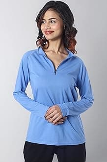 - Women's Cotton Regular Fit Tshirt Full Sleeve Zipper Tshirt T-Shirt Full Sleeves
