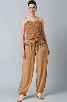 Purpura Women's Harem Pant | Patiala Pants | Afghani Salwar | Free Size