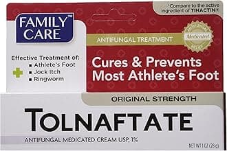 2 Pack Tolnaftate Cream USP 1% Antifungal Athlete's Foot Compare to Tinactin-1 OZ