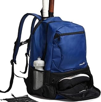 Athletico Premier Tennis Backpack - Tennis Bag Holds 2 Rackets in Padded Compartment | Separate Ventilated Shoe Compartment | Tennis Bags for Men or Women