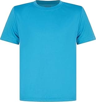 Kids T Shirts Football Tops Gym Boys Girls School P.E Sports Fitness Running Top T-Shirt