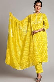 MIRCHI FASHION Women's Straight Fit Poly Cotton Floral Printed Embroidered Kurta Set with Dupatta and Trouser