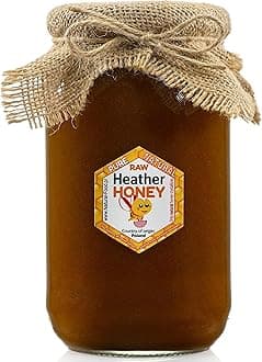 RAW HONEY directly from the beekeeper in Poland | 1,1 KG | Heather honey | Raw, natural, very healthy, without additives. Unfiltered, not centrifuged or heated | Made by bees