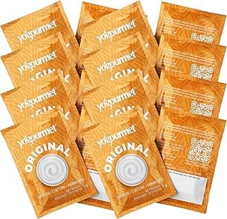 Yogourmet Yogurt Starter (16 Pack Bulk Version) - Make Yogurt at Home - Starter Culture - All Natural, Gluten Free, Kosher, Halal - 3 g Sachets