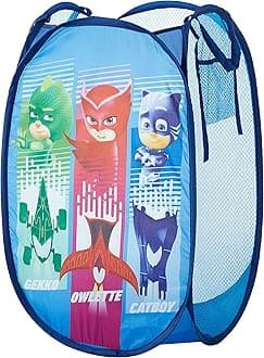 PJ Mask Pop Up Storage and Laundry Hamper, 21" H x 13.5" W X 13.5" L