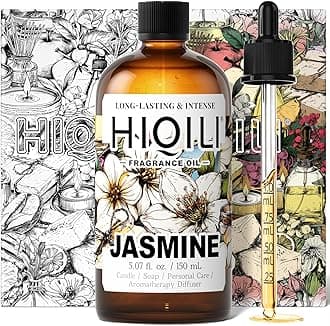 Jasmine Fragrance Oil for Aromatherapy Diffuser, Floral Scent for Candle, Perfume Making, Skin Care, Laundry Essential Oil - 5.07 Fl Oz