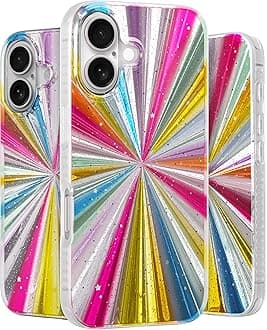 Hue - for iPhone 16 Plus Case - Cosmic Portal Phone Case with [4 Airbag Cushioned Corners] - Cute, Unique and Aesthetic Shockproof Cover for Women and Girls