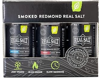 Smoked Redmond Real Salt – Natural Unrefined Gluten Free, Gift Set