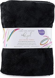 Curly Girl Towel for Women with Curls, Anti-Frizz, Absorbent, Fast Drying, Curly Hair, Microfiber Hair Drying Towel for Curls