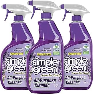 Simple Green AllPurpose Cleaner, 32 Fl Oz (Pack of 3), Lavender, 96 Fl Oz