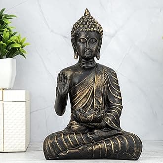 Polystone Home Decor Decoration Idol Statue Showpiece Gift Gifting Item Antique Golden DB2(RN)