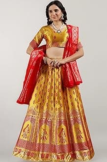 JAYA CREATION BANARASI JAQUARD LEHENGA CHOLI