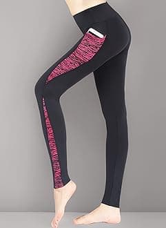 Sugar PocketWomens Outdoor Fitness Tights Leggings Walking Running Yoga Pants