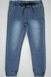 Urbano Juniors Boy's Slim Fit Mid Rise Jogger Jeans Stretch