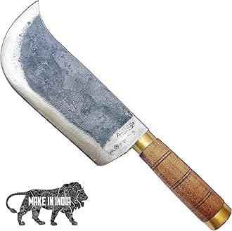 AMINUS Brand Bone Cutting Meat Cleaver Full Tang Handmade Knife 8in Blade