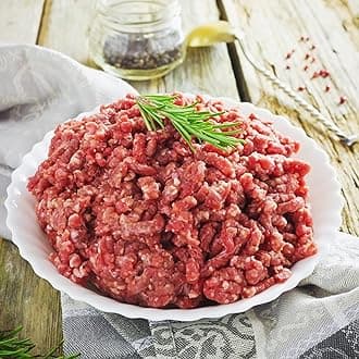 Premium Quality Ground Beef By Mount Pleasant Beef - Organic & Gluten-Free Grass FedBeef - 10 Pack - Delicious & Healthy - Protein & Omega-3 Rich - Juicy & Ready ToCook - Ideal For BBQ
