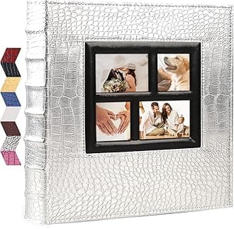 Vienrose Photo Album for 600 4x6 Photos Leather Cover Extra Large Capacity Picture Book for Family Wedding Anniversary Baby Vacation