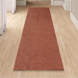 homeartArea Rug - Super Soft Shaggy Rugs For The Living Rooms, Bedrooms And Kitchen - Modern, Easy To Clean Carpet - 80x300 cm, Terra