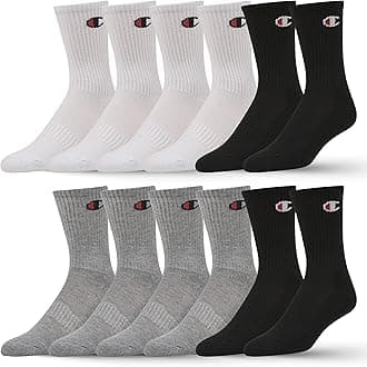 ChampionBoys Socks and Girls Socks 12 Pair Crew Low Cut No Show Ankle Quarter Socks for Girls