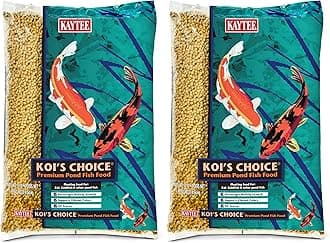 Kaytee Koi's Choice Koi Floating Fish Food, 10 Pound (Pack of 2)