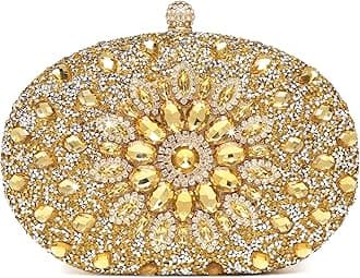 Women's Evening Bags Sparkly Rhinestone Clutch Purses Luxury Handbags