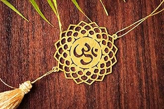 Religious/Hindu Culture Car Hanging Dream Catchers Stainless Steel Accessories Best for Your Car Interior Ornament, Gift, (OM SS)