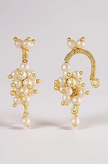 FASHIONS Traditional Maharashtrian Style Clip on Pressing Bugdi Upper Earring Ear Cuff For Women & Girls