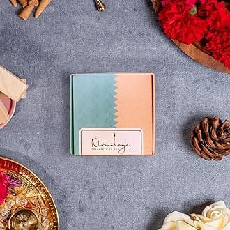 Nirmalaya 100% Natural Forest Wood Incense Cones | Incense Cones (40 Units) | Dhoop Cones for Pooja | Incense Cones for Fragrance