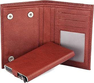WildHornRFID Protected Leather Wallet for Men