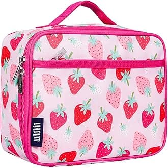 Kids Insulated Lunch Box – Durable and Reusable for School & Travel - Strawberry Patch