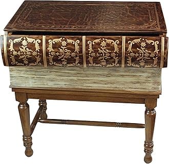 Design Toscano Stacked Wooden Book Side Table