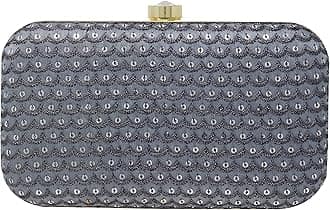 AILTINOWomen's Box Clutch Purse Bag with sling chain