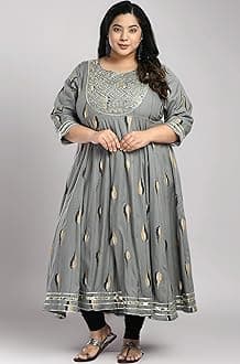 AnjuShree Choice Women Plus Size Anarkali Kurti