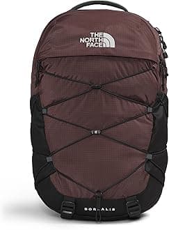 The North Face Borealis Commuter Laptop Backpack, Coal Brown/TNF Black/TNF White, One Size