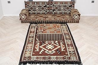 arabic majlis sofa,floor seating,floor cushions,arabic floor seating,arabic cushions,floor sofa,oriental seating,furniture,majlis,jalsa,floor couch,arabic couch - MA 41 (Sofa + Rug)