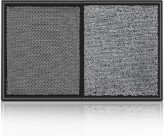 LOSTRONAUT 2-in-1 Wet Dry Shoe Cleaner - 25''x16'' Non Slip Floor Mat, Indoor & Outdoor Welcome Rug, Disinfectant Mat for Doors