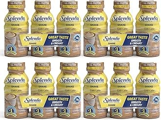 Diabetes Nutrition Shakes - Meal Replacement Shake, Café Latte, 8 Fl Oz (Pack of 24)