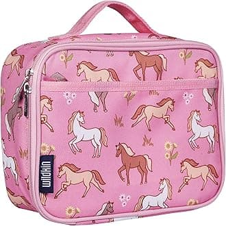 WildkinWildkin Kids Insulated Lunch Box Bag for Boys & Girls, Reusable Kids Lunch Box is Perfect for Elementary, Ideal Size for Packing Hot or Cold Snacks for School & Travel Bento Bags (Wild Horses)