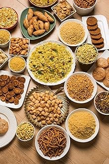 RMC Diwali Faral Sweets & Snacks Family Combo (6.15 Kg)