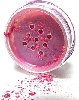 (Hot Pink) - Hot Pink Purple Fuchsia Loose Powder Mineral Glitter Eye Shadow Eyeshadow Dust Pigments, Single Jar Pot, Talc & Paraben Free, No Animal Testing & Cruelty Free